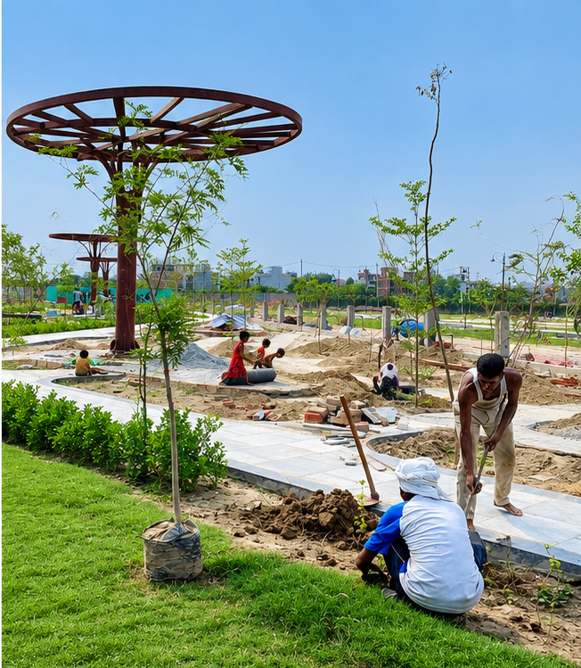 Landscape Contractor in Uttar Pradesh – Total Green Solutions